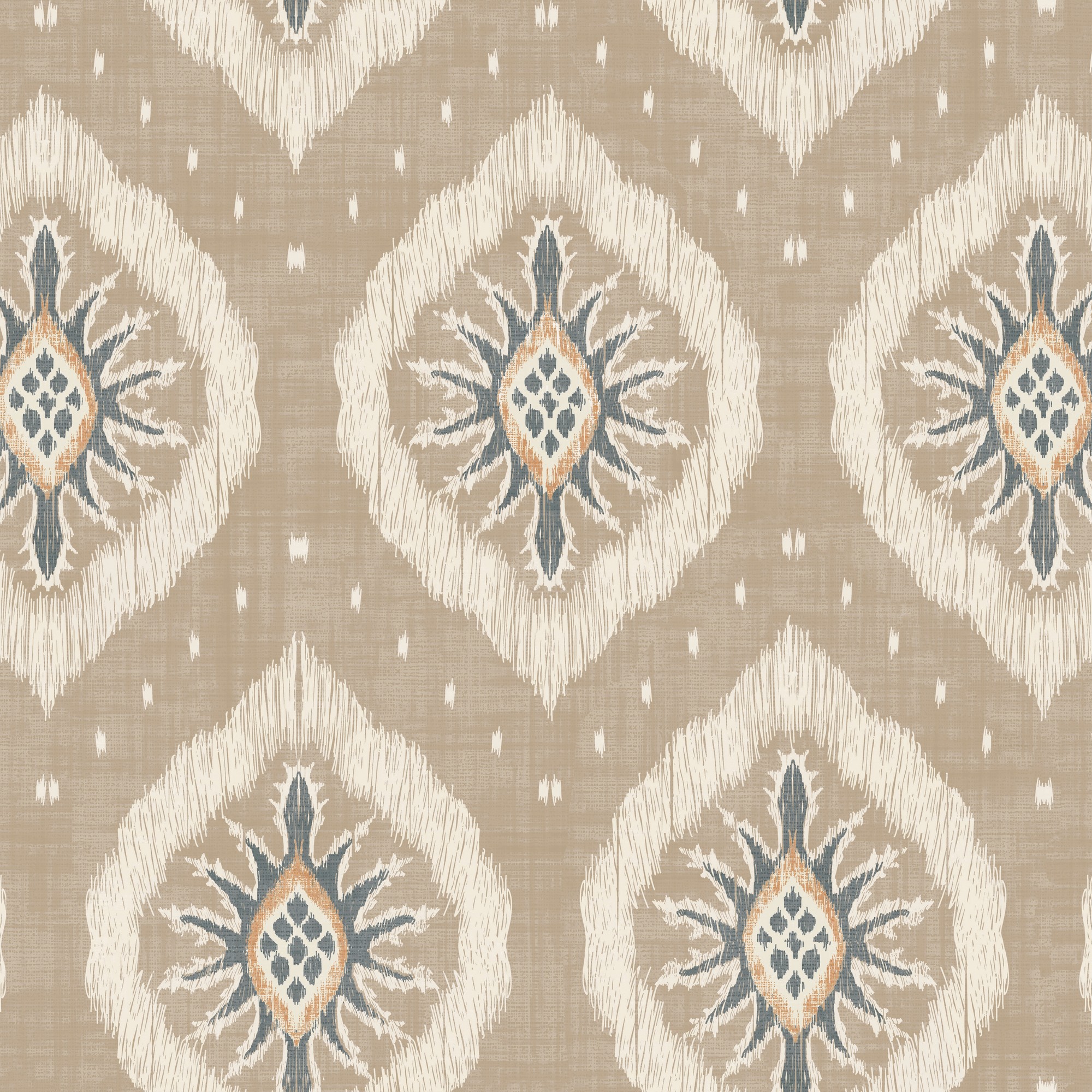 Odina Ikat Wallpaper 100036eh By Esselle Home In Natural